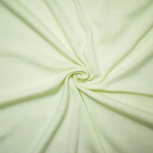 Soft Lime Green 1x1 rib Knit Fabric