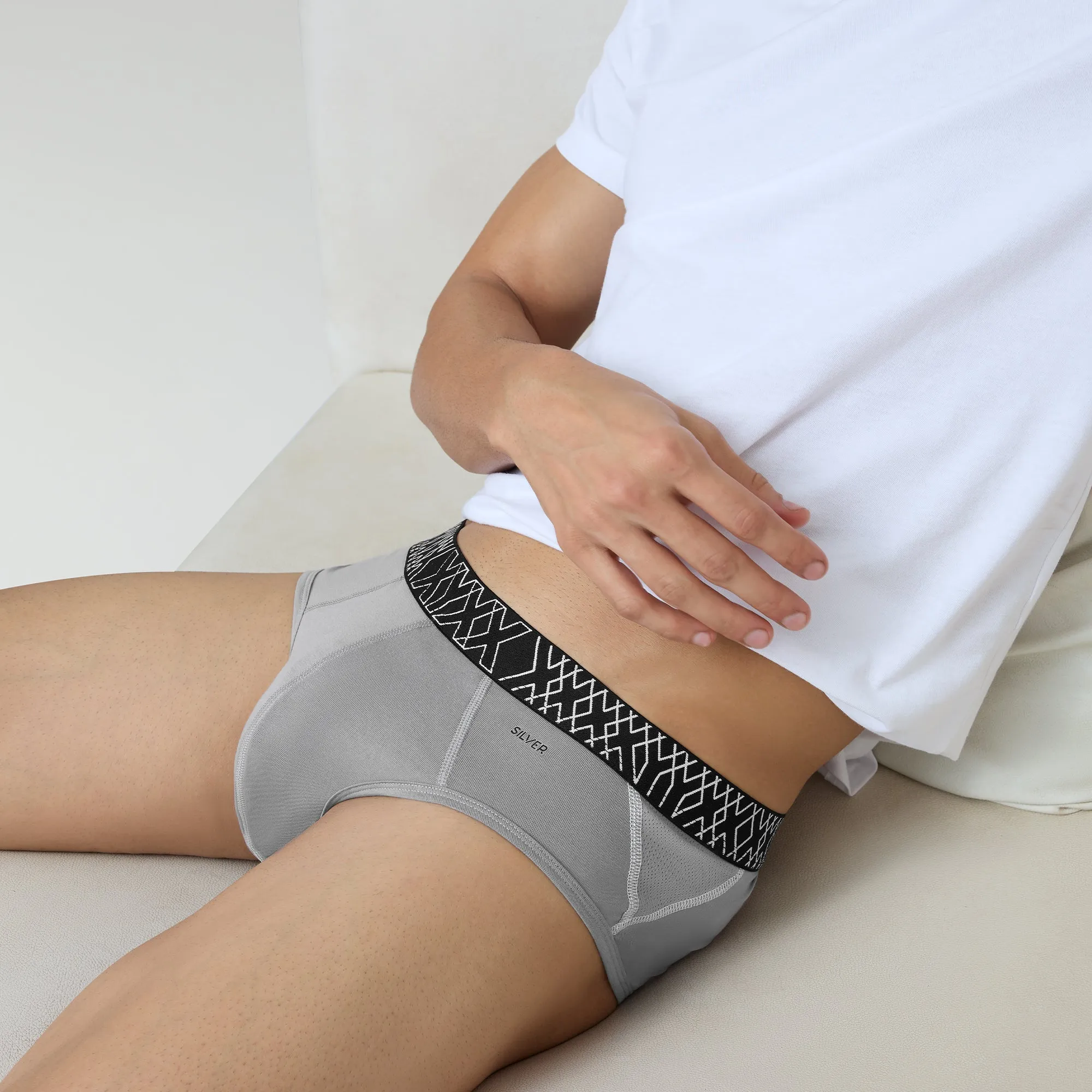 Sprint Cotton Stretch Briefs Opal Grey