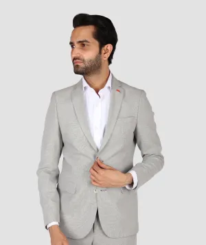 TWN  Grey Slim Fit Formal Suit