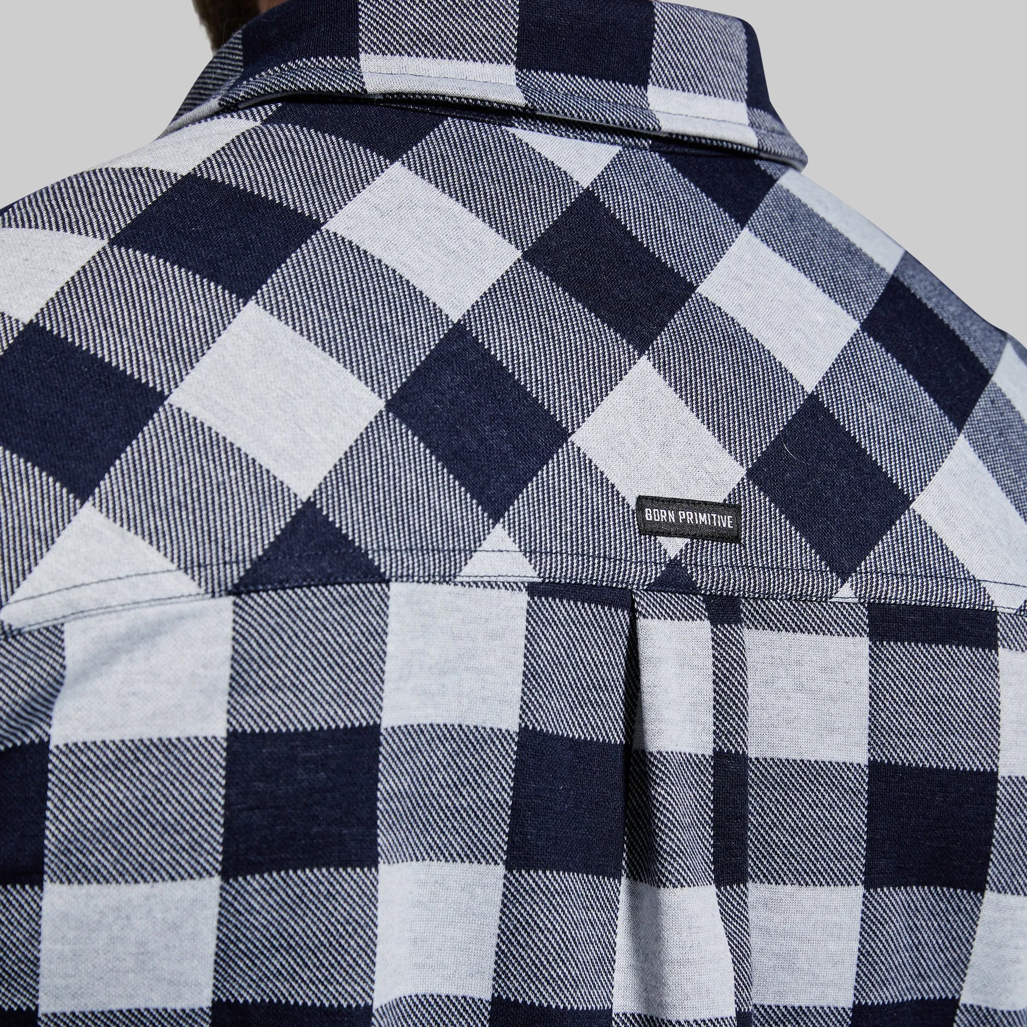 Woodsman Stretchy Flannel (Navy/White)